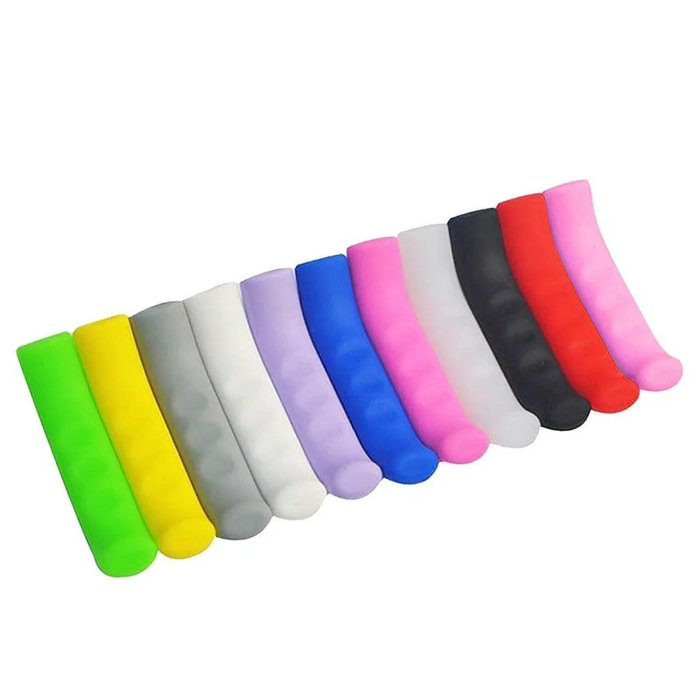 1 Pair Mountain Bicycle Brake Levers Sleeve Anti-Slip Silicone Brake Handle Protection Cover