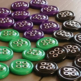 15mm 4 Hole Plastic Buttons