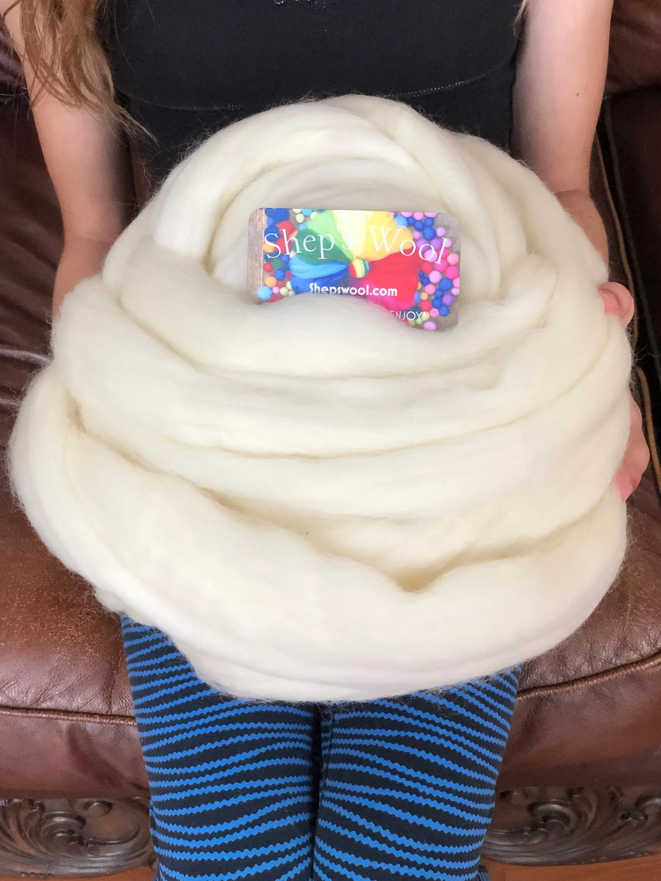 1lb Wool Roving, Wool Roving,  Roving, Roving Wool, Shep's Wool, Fast Shipping