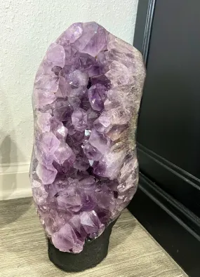 20lb 15oz Amethyst Crystal Cluster from Brazil over 13in tall