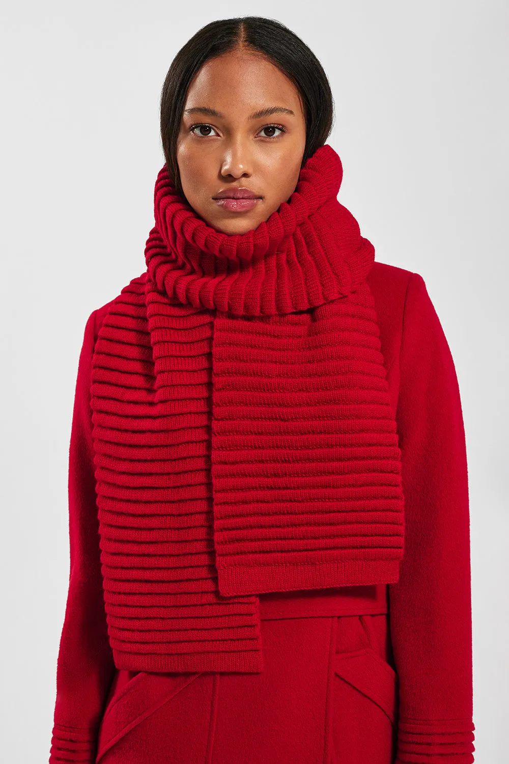 Adult Ribbed Scarf