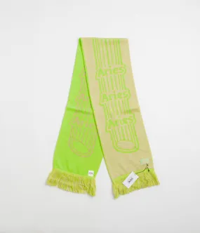 Aries Column Scarf - Fluoro Green