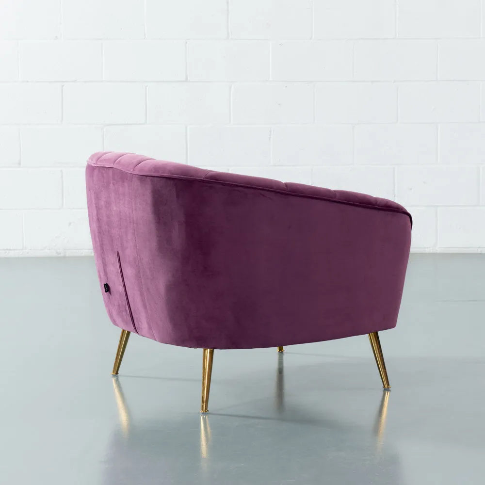 AUDREY - Purple Velvet Chair