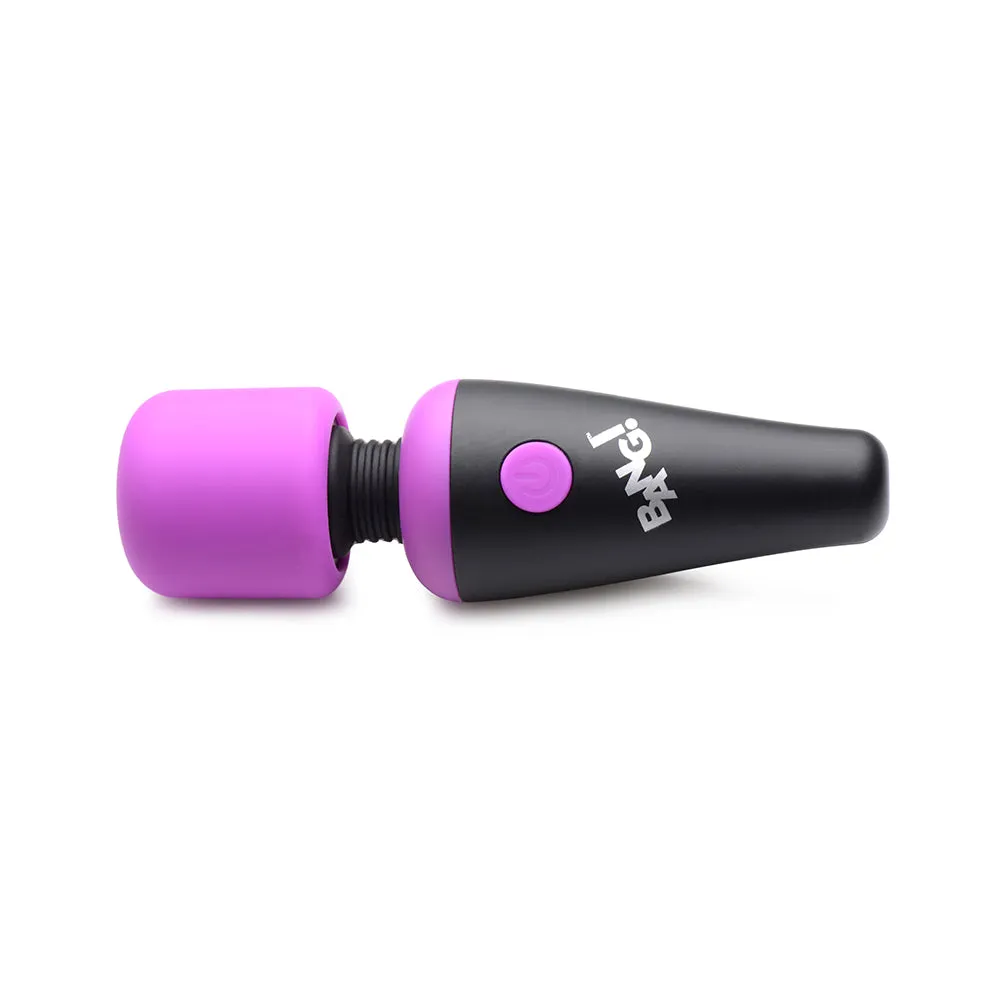 BANG! 10X Vibrating Mini Silicone Wand Purple