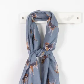 Beagle Print Scarf