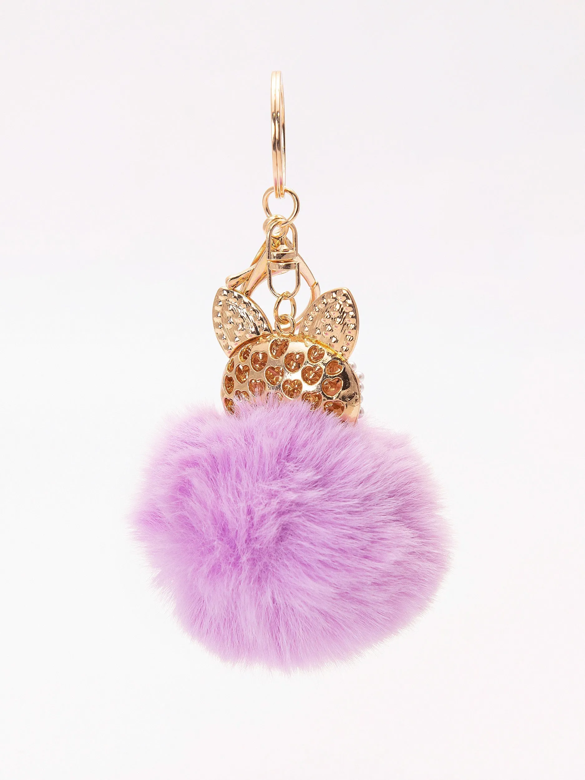 Bejeweled Bunny Keychain