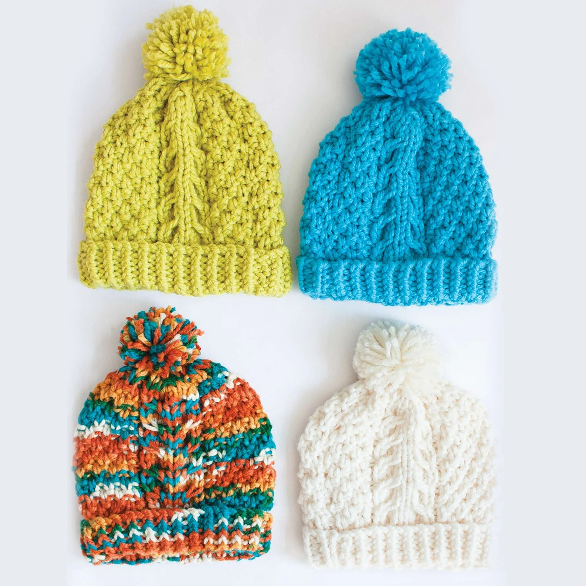 Bernat Knit Chill Chaser Set (Hat, Mittens, Cowl)