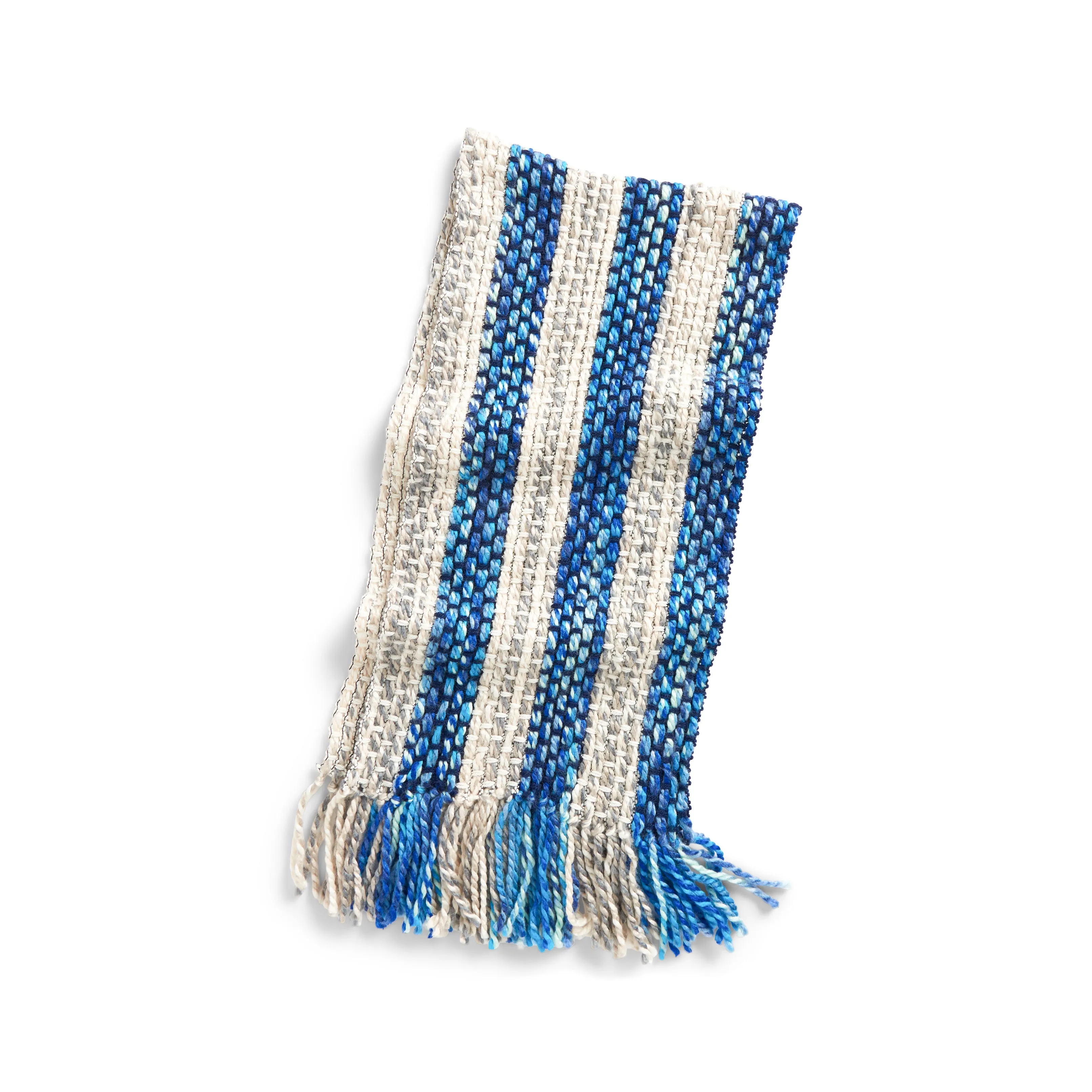 Bernat Striped Weaving Scarf Pattern