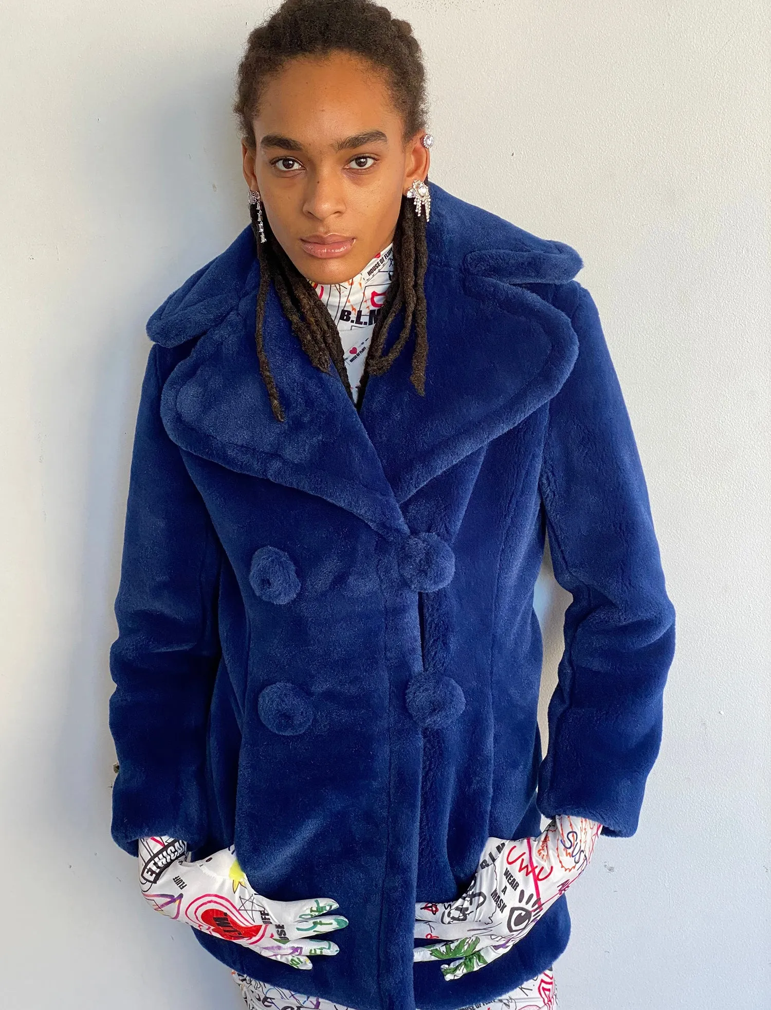 BIOFUR™ "Vintage" Peacoat - Marine Blue