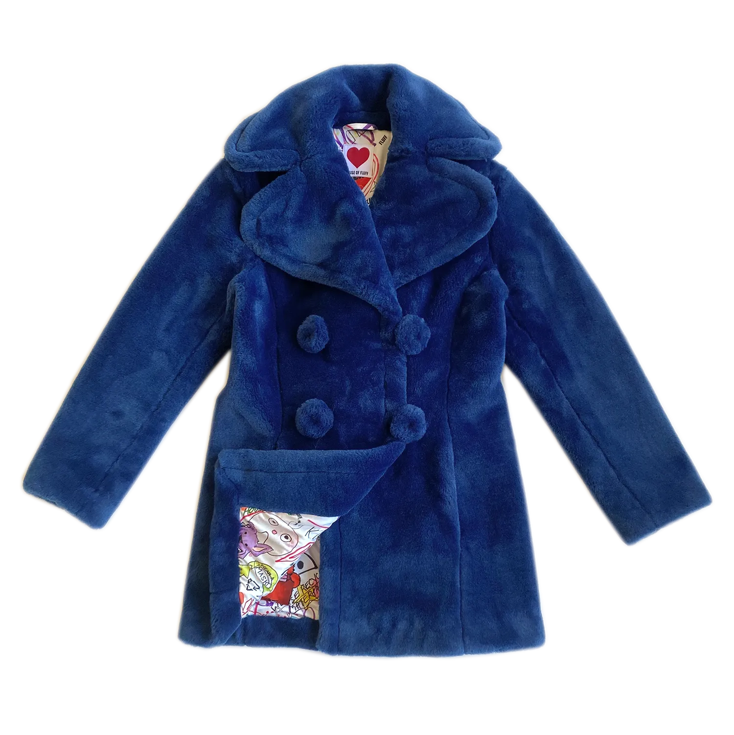 BIOFUR™ "Vintage" Peacoat - Marine Blue