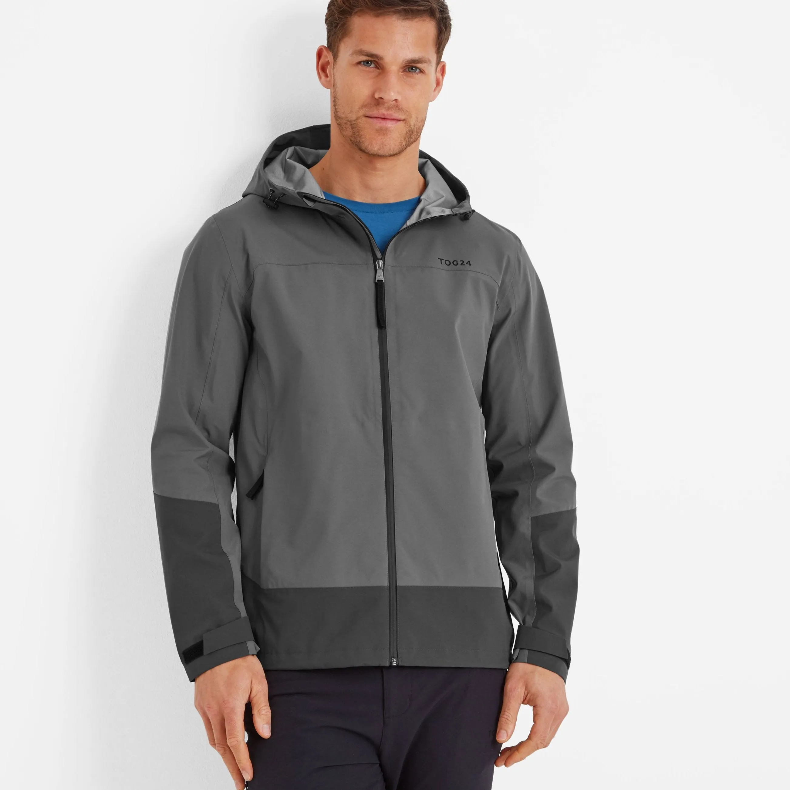 Bowston Mens Waterproof Jacket - Soot Grey