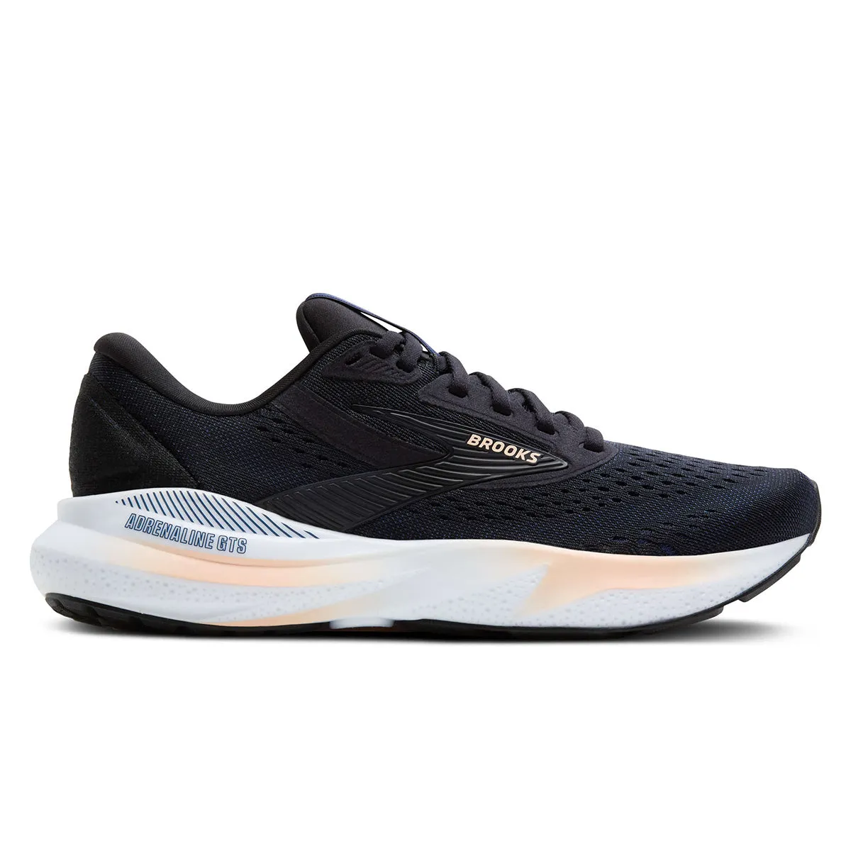 Brooks Adrenaline GTS 24 Womens | Black/peach/peacoat