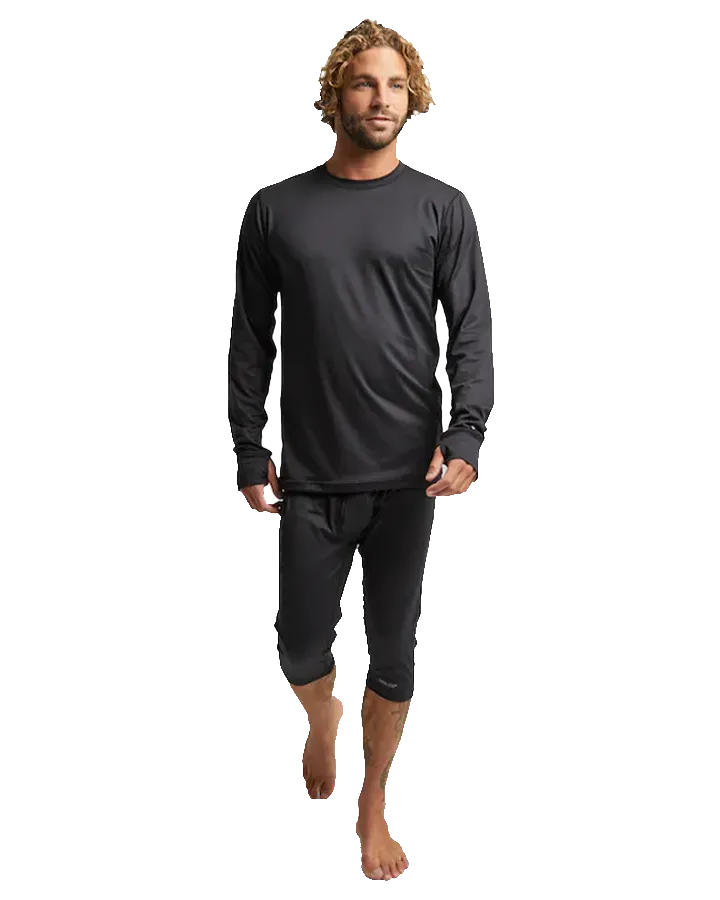 Burton Men's Midweight Base Layer Crewneck - True Black