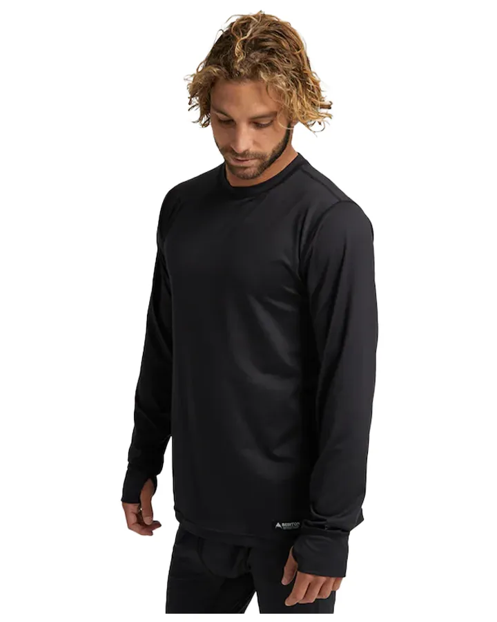 Burton Men's Midweight Base Layer Crewneck - True Black