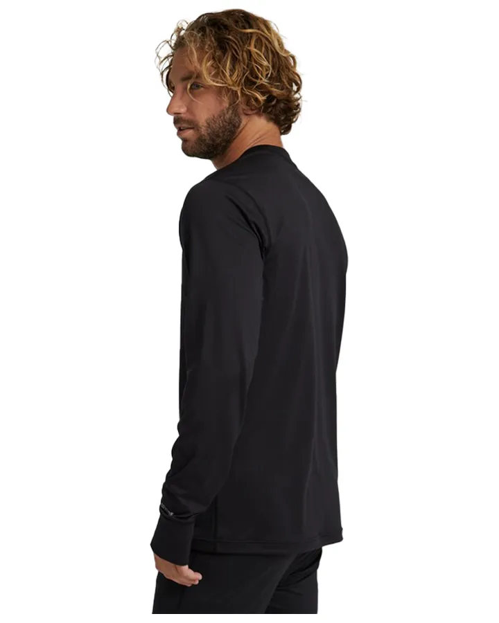 Burton Men's Midweight Base Layer Crewneck - True Black