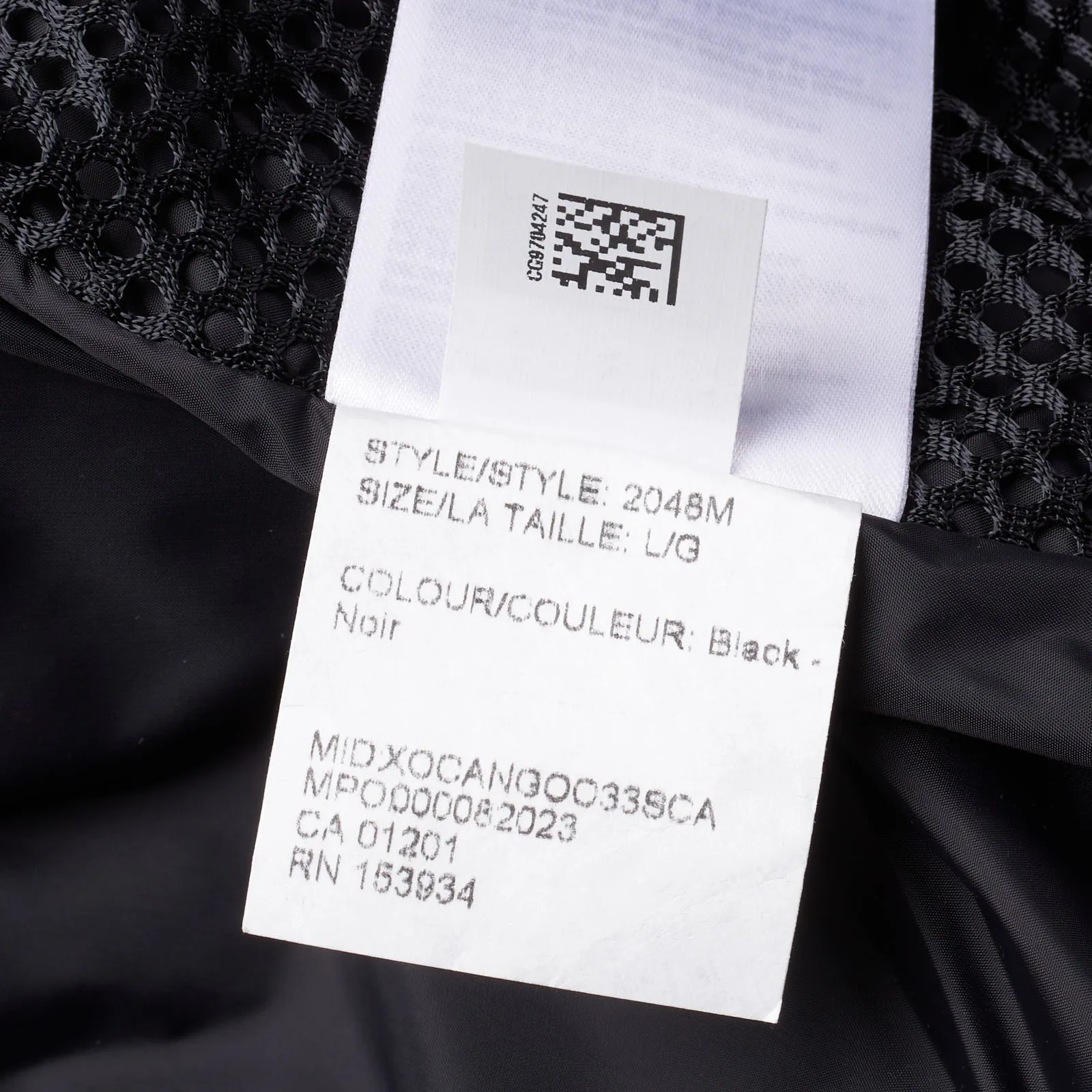 CANADA GOOSE Wyndham Parka 2048M 61 Black Down Jacket Coat