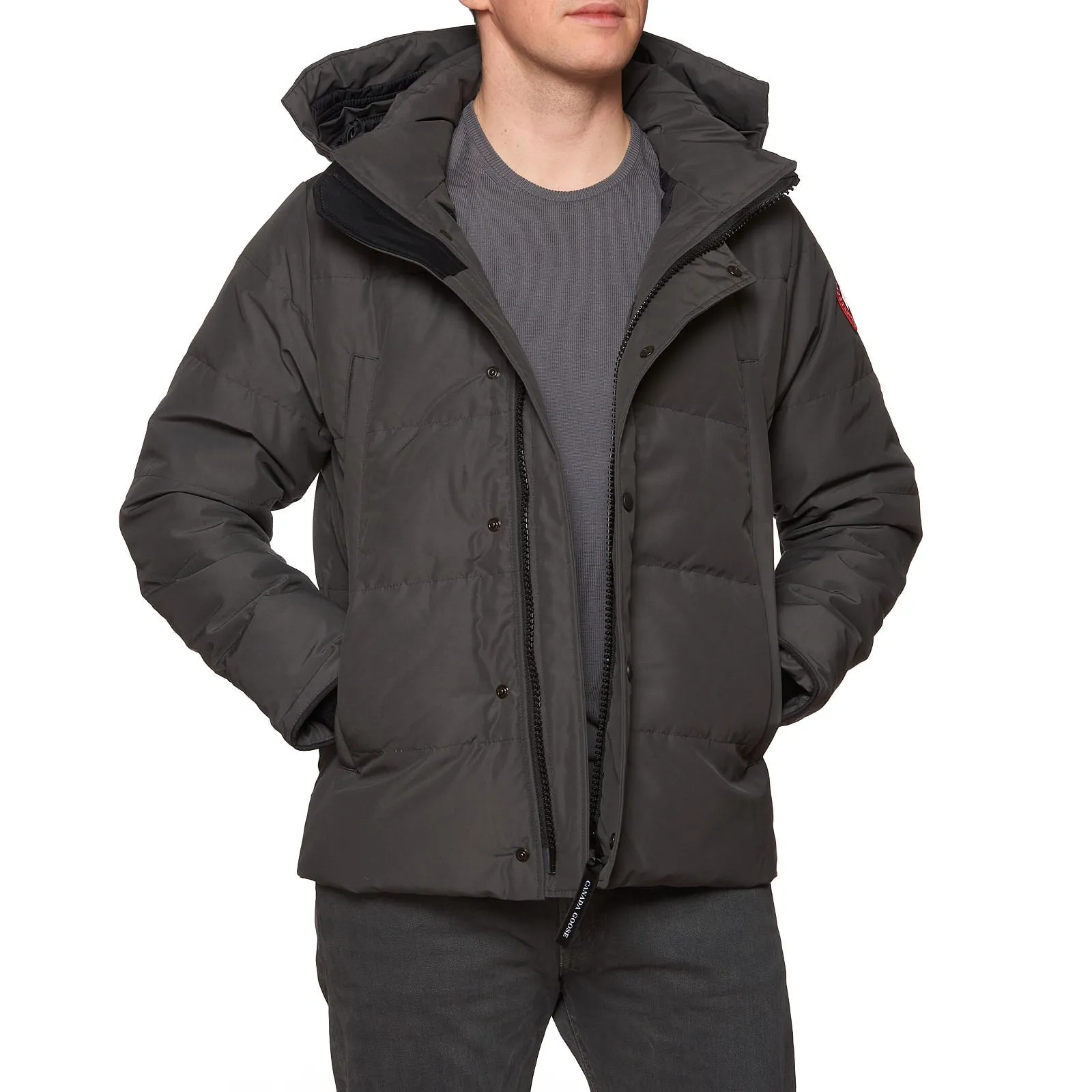 CANADA GOOSE Wyndham Parka 2048M 66 Graphite Down Jacket Coat