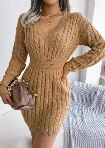 Casual Long Sleeve Bodycon Dress