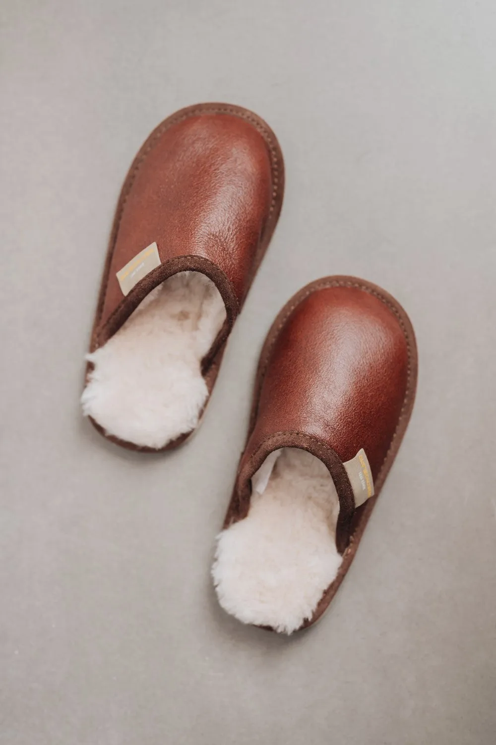 Children's Sheepskin Slippers with Sole | ROWAN