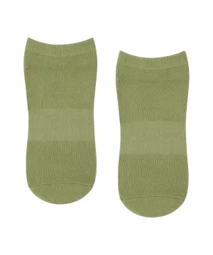 Classic Low Rise Grip Socks - Eucalyptus