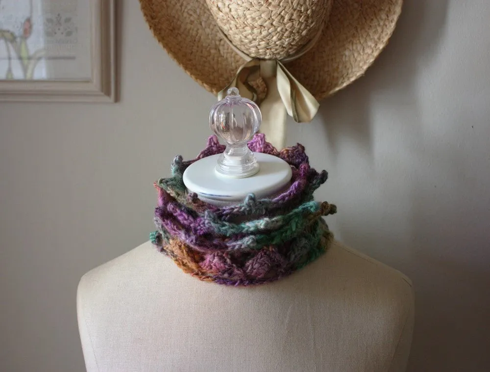 Couronne Lace Scarf Crochet Pattern