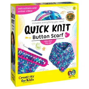 Creativity for Kids: Learn to Knit - Quick Knit Button Scarf