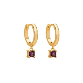 Daphne Earrings - Violet