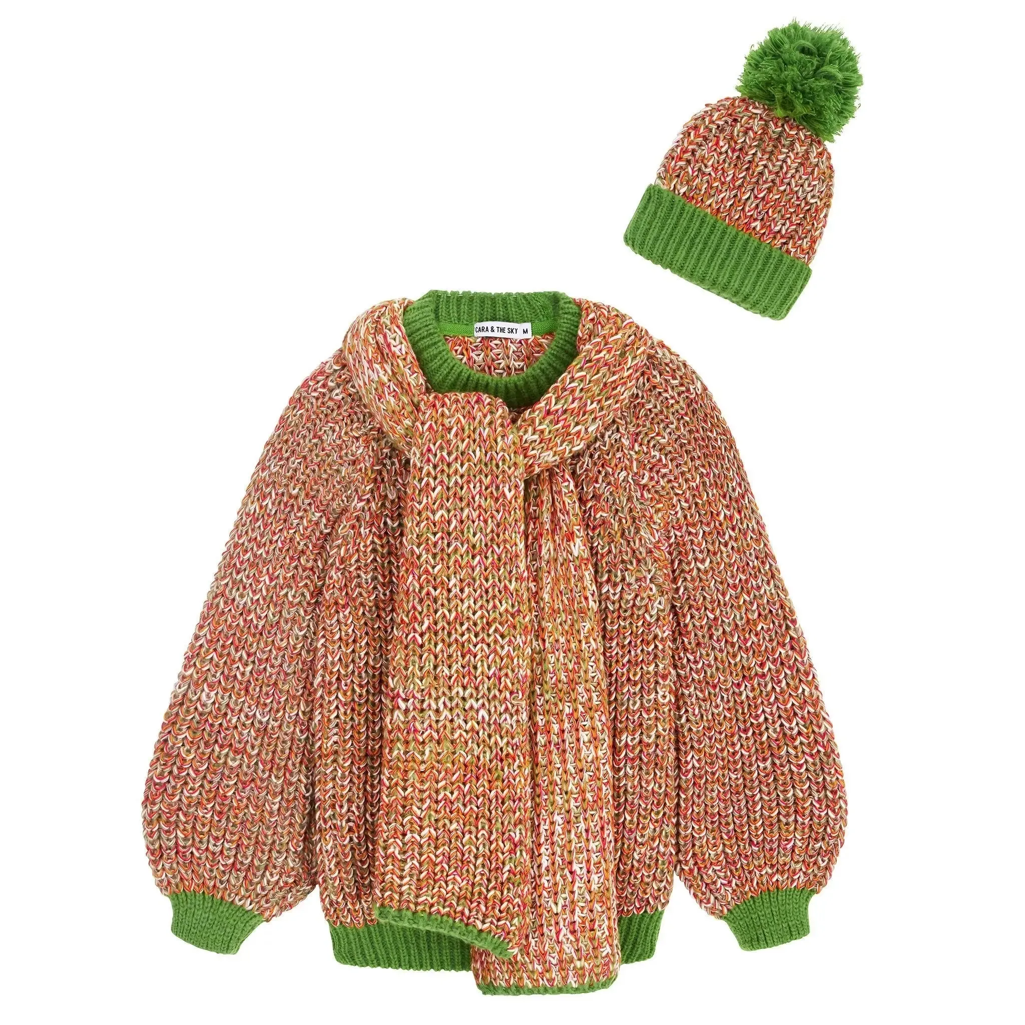 Debbie Jumper, Hat & Scarf Set