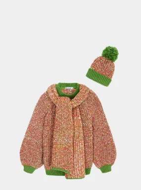 Debbie Jumper, Hat & Scarf Set