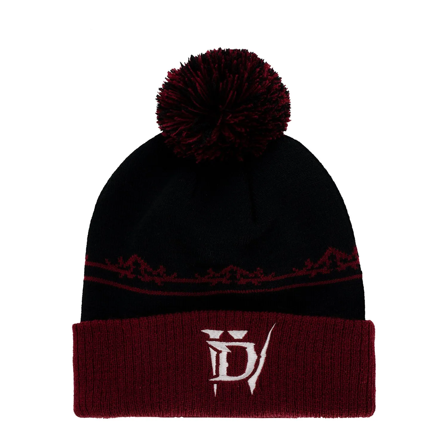 Diablo IV Black Pom Beanie