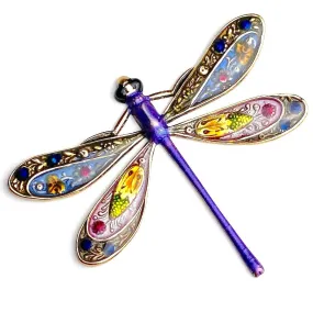 Dragonfly With Jeweled Wings Sew-Down, by Susan Clarke 2"  #SC-944