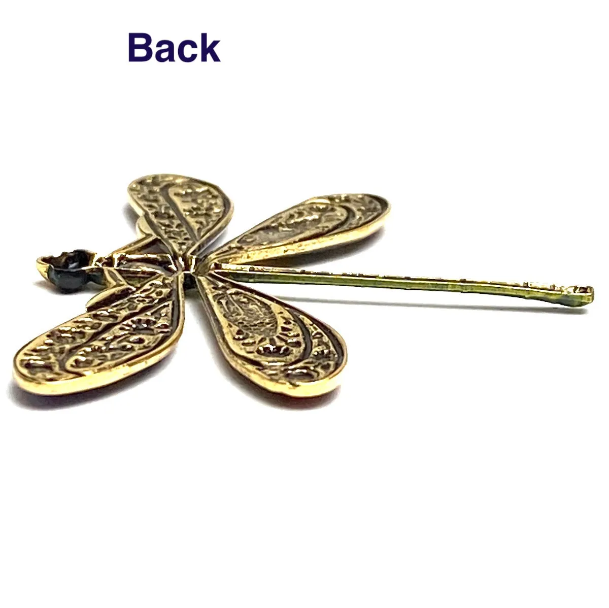 Dragonfly With Jeweled Wings Sew-Down, by Susan Clarke 2"  #SC-944