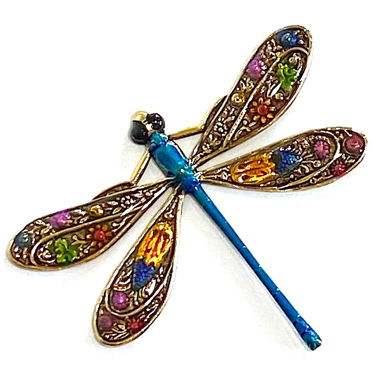 Dragonfly With Jeweled Wings Sew-Down, by Susan Clarke 2"  #SC-944