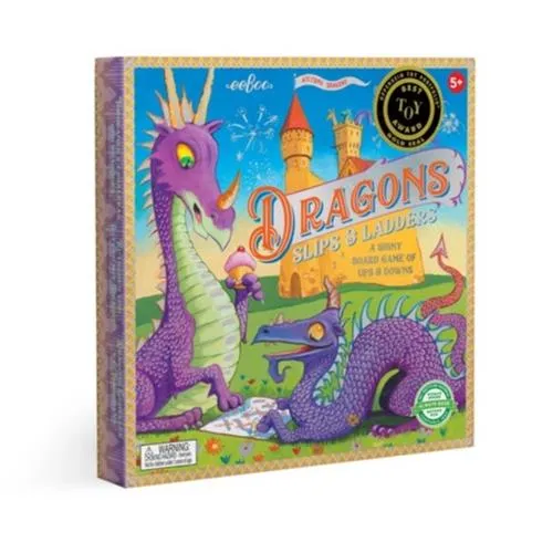 eeBoo Dragon Slips and Ladders Board Game