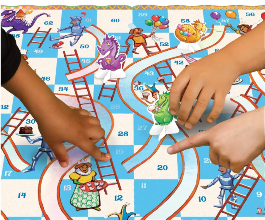 Eeboo Dragon Slips and Ladders