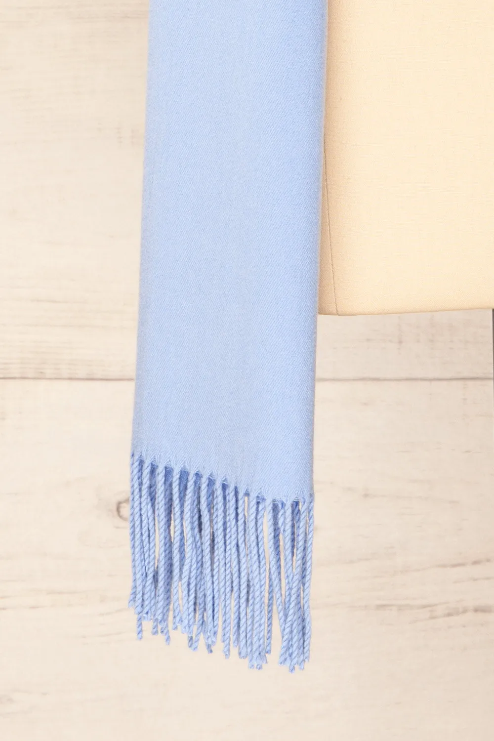 Epanouissement Blue | Soft Knit Scarf