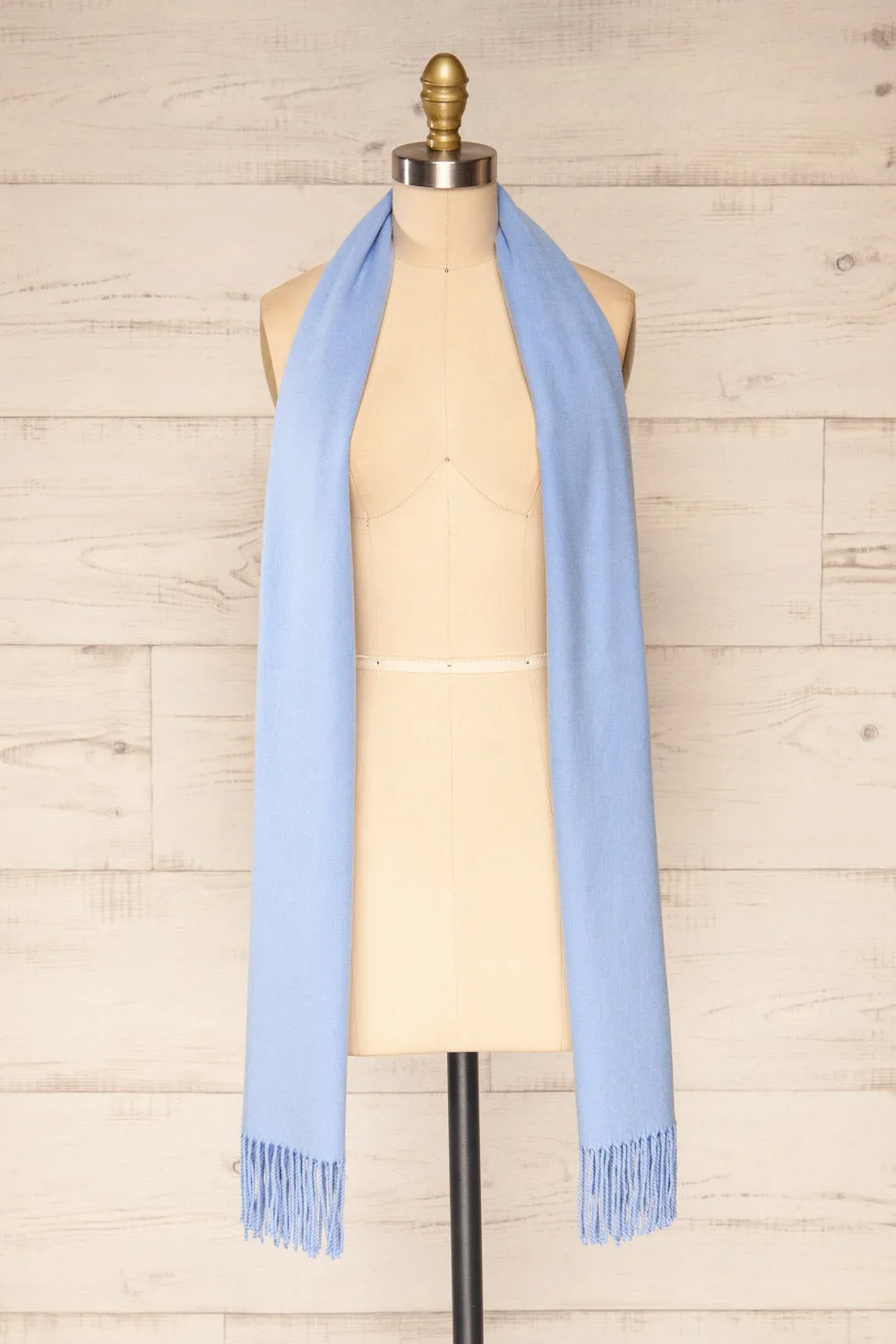 Epanouissement Blue | Soft Knit Scarf