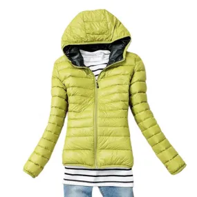 Fashion Parkas Winter Female Down Jacket Women Clothing Winter Coat Color Overcoat Women Jacket