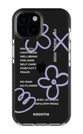 Feelings purple clear case