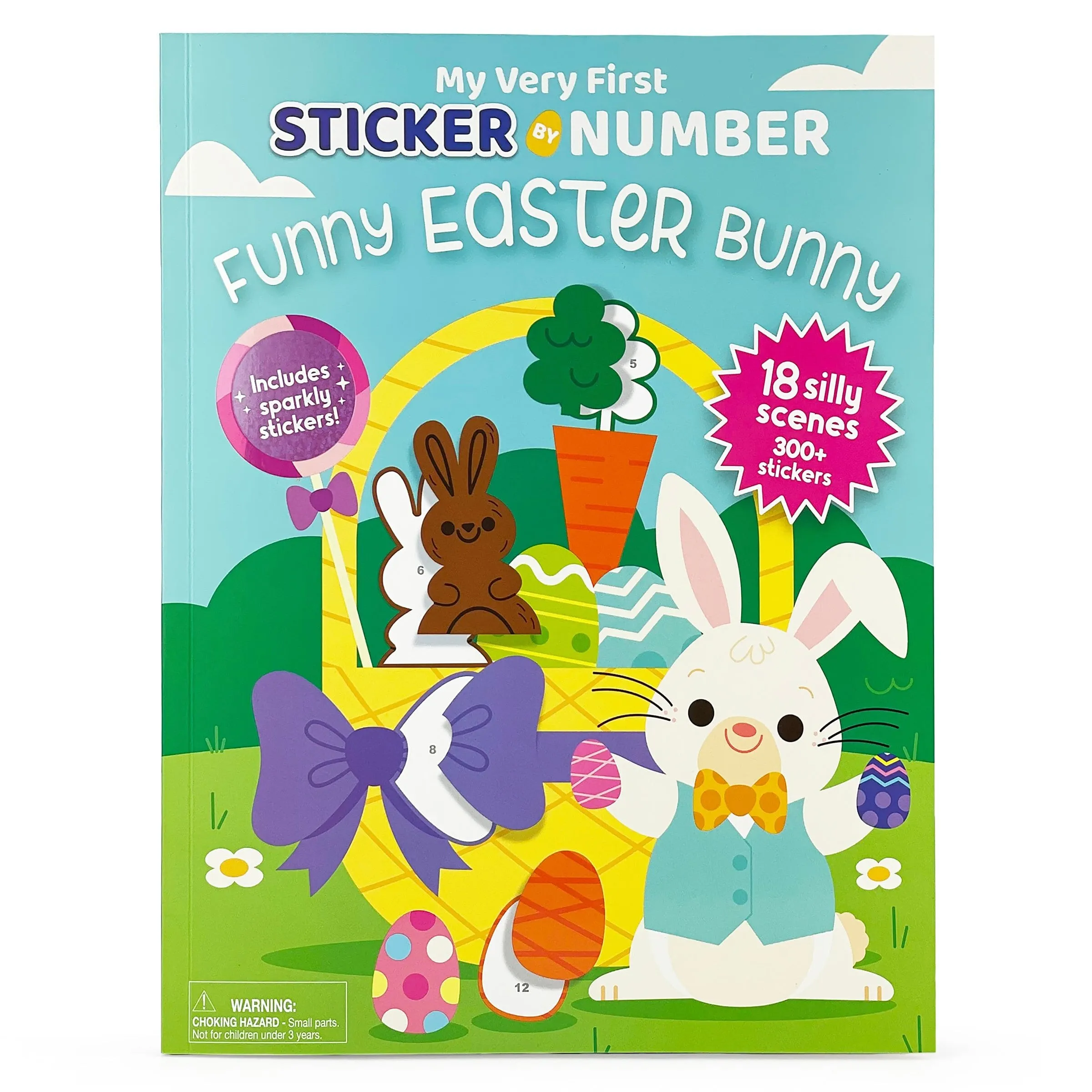 Funny Easter Bunny My Very First Sticker by Number Activity Book