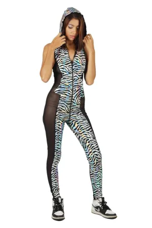 Galactic Jungle Zipper Catsuit