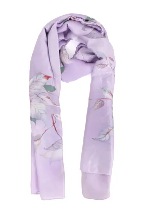 GARDEN GALA SCARF-PURPLE