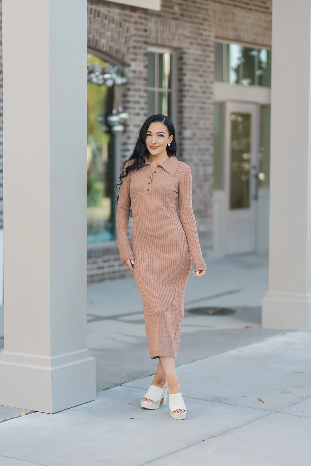 Gingersnap Midi Dress