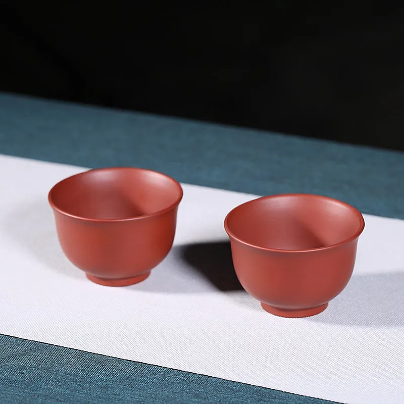 Gohobi Red Yixing Clay Ceramic Classic Tea Cup