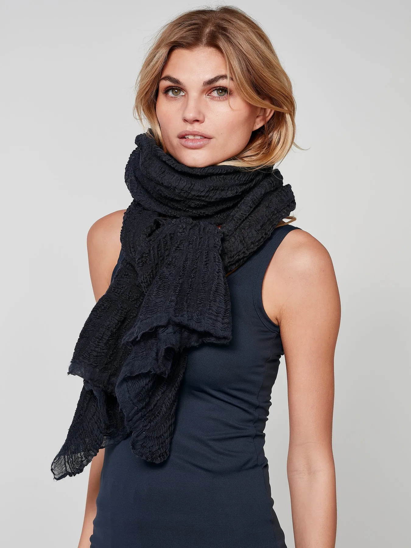 Hope Scarf - Classic Navy