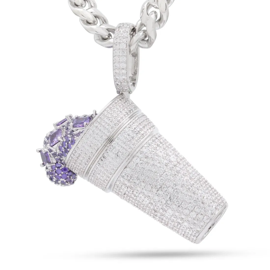 Iced Purple Drank Necklace