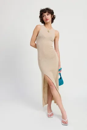 kesley HIGH SLIT MAXI SLEEVELESS DRESS