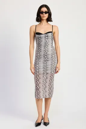 kesley RUCHED BODYCON MIDI DRESS