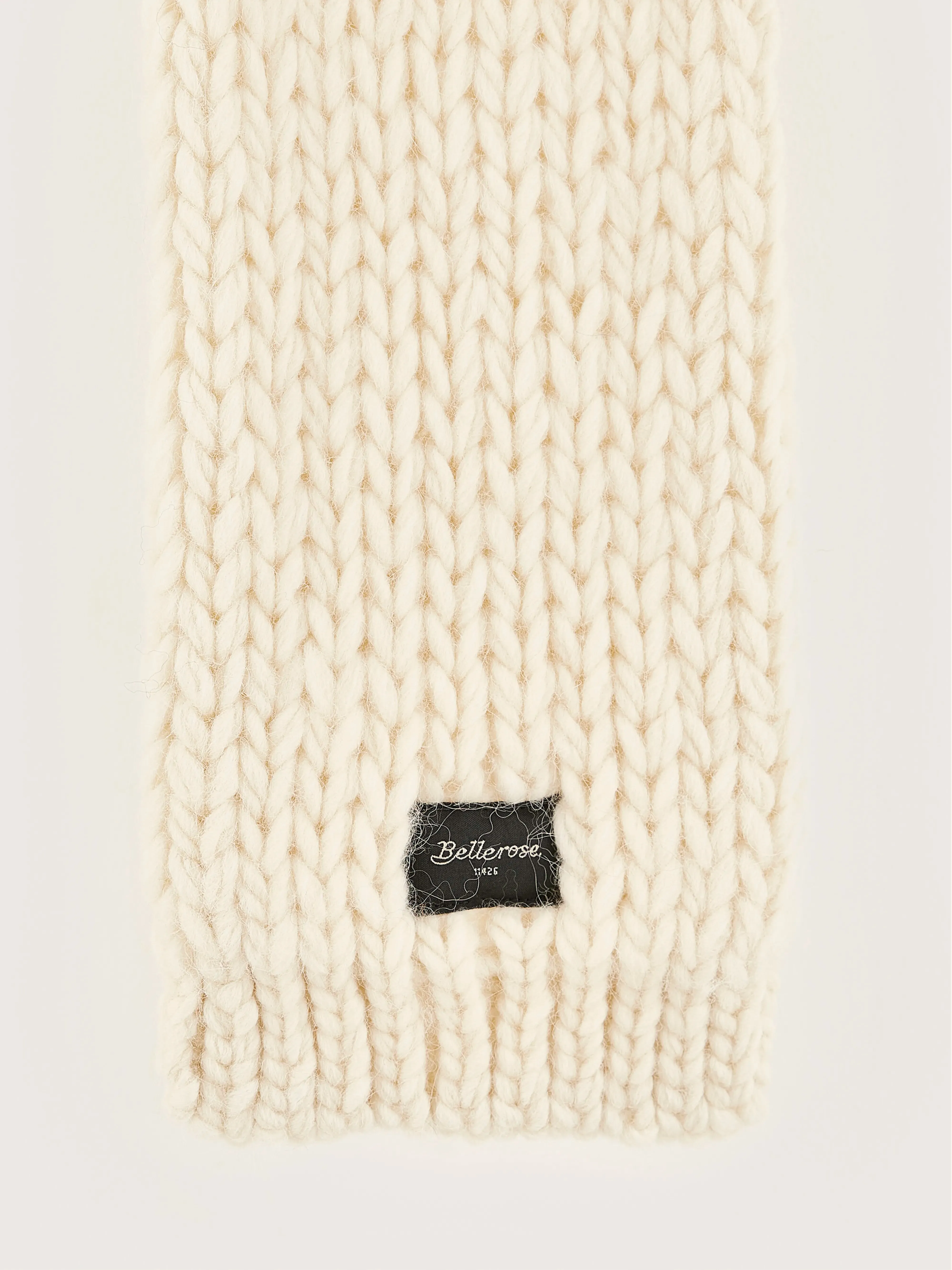 Kou knitted scarf (242 / W / IVORY)