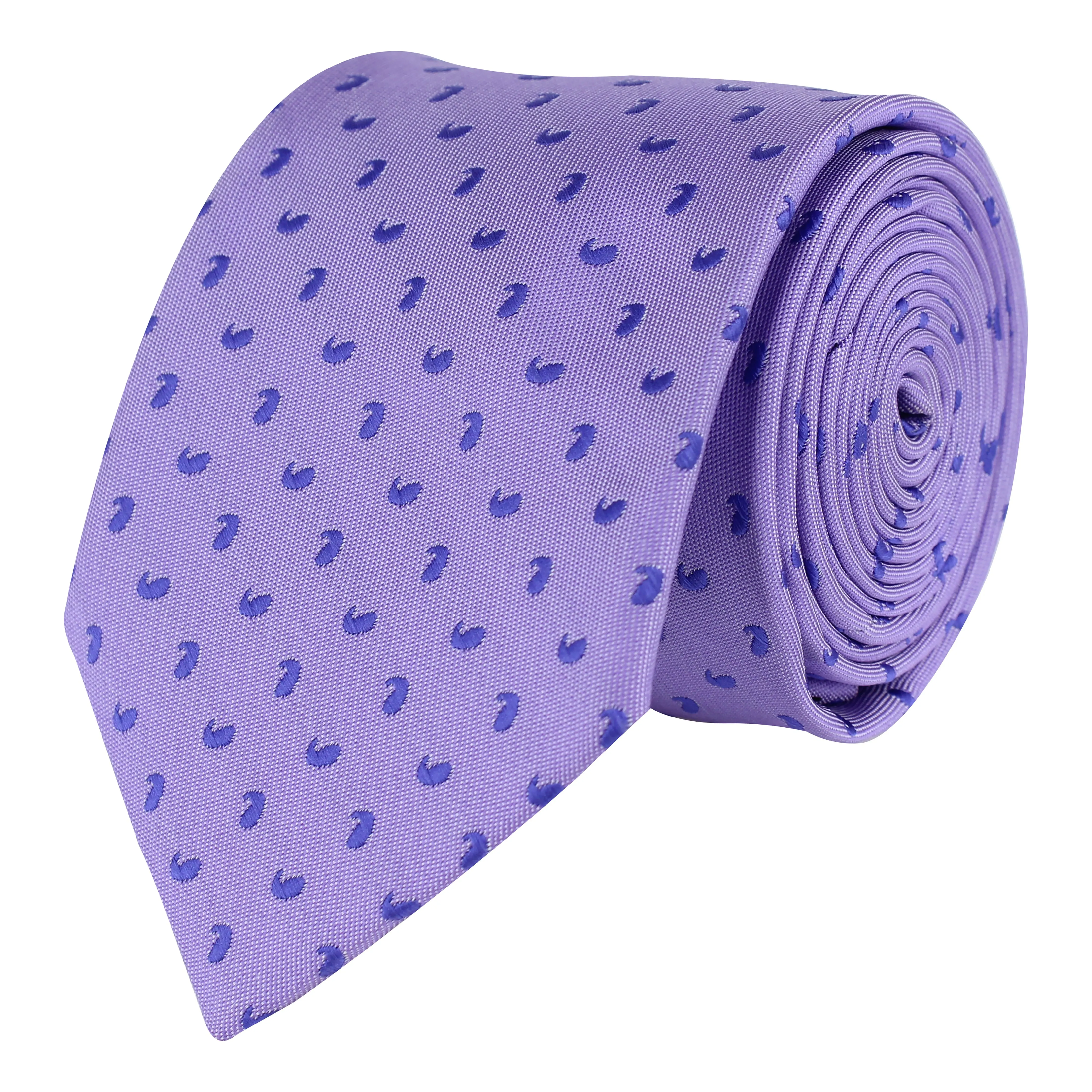 Kovove Purple Abstract Neck Tie For Men